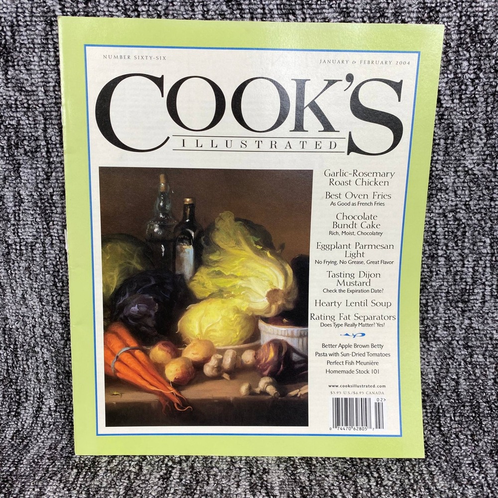 Cooks Illustrated Magazine January February 2004 Issue 66 Green Exotic Citrus